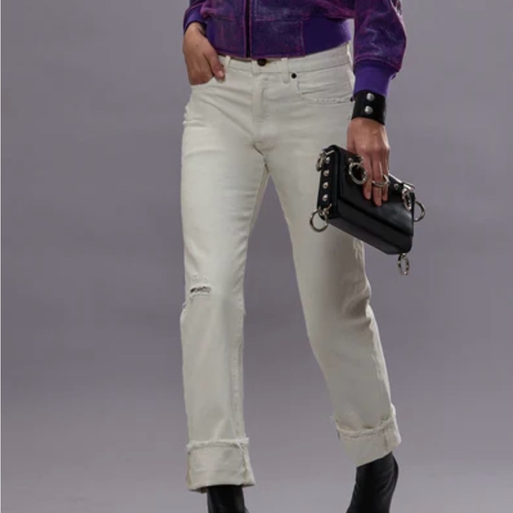 R13 Romeo cuffed jeans